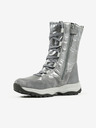 Richter Schneestiefel für Mädchen mit Wildlederdetails in Silber Richter