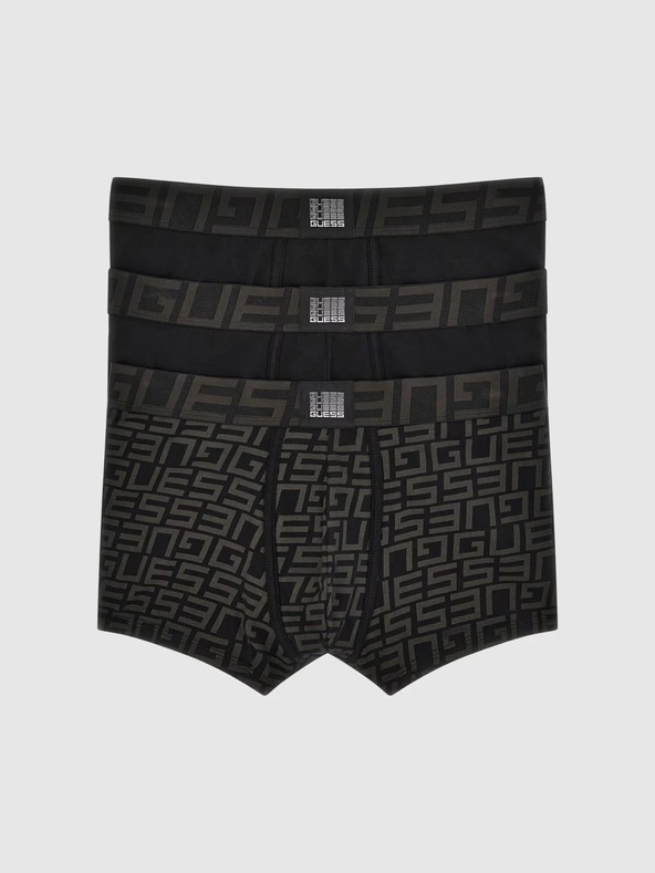 Guess Jeans Herren schwarze Boxershorts mit Aufdruck 3-Pack k6yw0 Guess Jeans