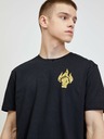 DOBRO Schwarzes Unisex-T-Shirt mit DOBRO.-Aufdruck für Viki