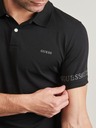 Guess Jeans Herren Schwarzes Poloshirt Nolan Guess Jeans