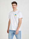 DOBRO Weißes Herren-T-Shirt Needless to say aus der DOBRO. for Ukraine-Kollektion