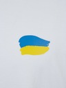 DOBRO Weißes Herren-T-Shirt Needless to say aus der DOBRO. for Ukraine-Kollektion