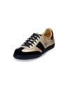 BOTAS *** Damen Ledersneaker / Turnschuhe schwarz-gold Botas Iconic Victory 76
