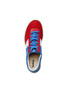BOTAS *** Damen Ledersneaker / Turnschuhe blau-weiß-rot Botas Spider Tricolor