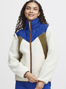 The Jogg Concept Cremefarbene und blaue Damenjacke The Jogg Concept