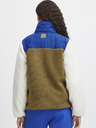 The Jogg Concept Cremefarbene und blaue Damenjacke The Jogg Concept