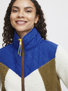 The Jogg Concept Cremefarbene und blaue Damenjacke The Jogg Concept