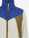 The Jogg Concept Cremefarbene und blaue Damenjacke The Jogg Concept