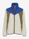 The Jogg Concept Cremefarbene und blaue Damenjacke The Jogg Concept