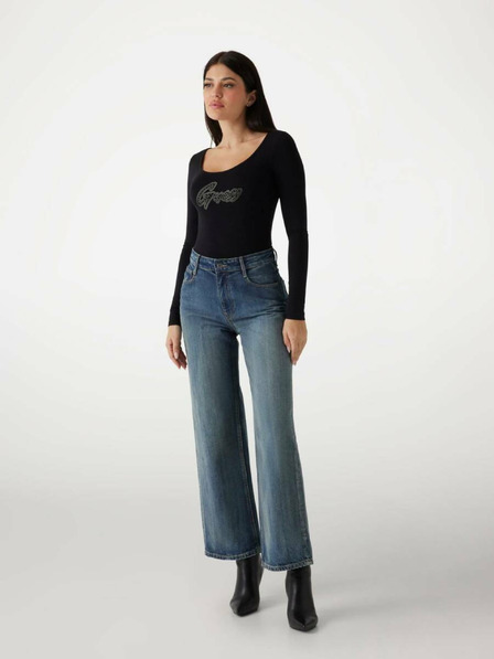 Guess Jeans Damen schwarzer Stretch-Body Guess Jeans