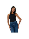 Guess Jeans Damen schwarzes Top mit 4G-Logo Guess Jeans