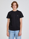 DOBRO Schwarzes Unisex-T-Shirt mit Bienenstickerei GOOD. for Forsage