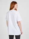 DOBRO Weißes Oversize-T-Shirt für Damen No need for words aus der Kollektion DOBRO. for Ukraine