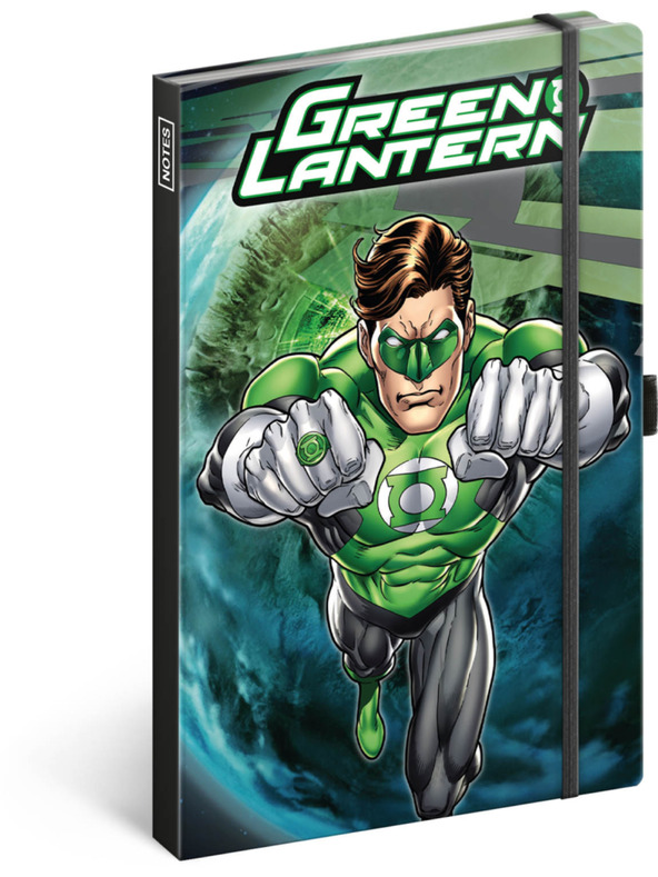 NOTIQUE NOTIQUE-Notizen Green Lantern, liniert, 13 x 21 cm