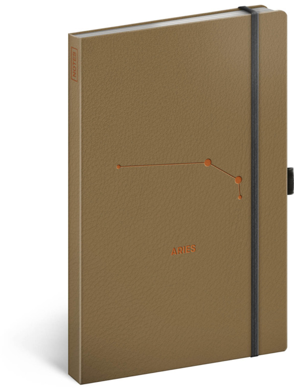 NOTIQUE NOTIQUE Notes Sternzeichen Widder, liniert, 13 x 21 cm