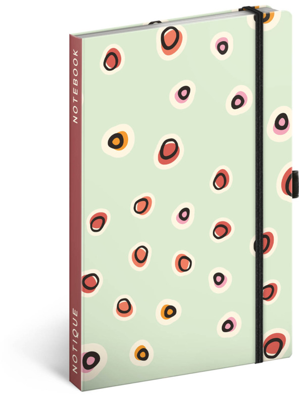 NOTIQUE NOTIQUE Notes Polka dots, gefüttert, 13 x 21 cm BAAGL