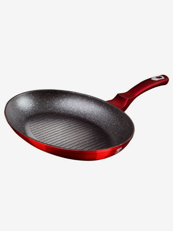 Berlingerhaus Fischpfanne mit Antihaftbeschichtung 35 cm Burgundy Edition BERLINGERHAUS