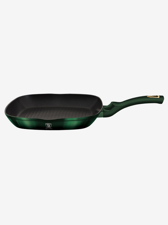 Berlingerhaus Grillpfanne mit Titanium-Oberfläche 28 cm Emerald Collection BERLINGERHAUS