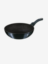 Berlingerhaus Wok-Pfanne mit Marmoroberfläche 30 cm BERLINGERHAUS Metallic Line Aquamarine Edition