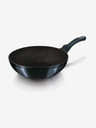 Berlingerhaus Wok-Pfanne mit Marmoroberfläche 30 cm BERLINGERHAUS Metallic Line Aquamarine Edition