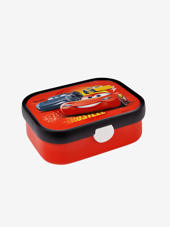 Mepal Rot gemusterte Snackbox für Kinder Mepal Campus Cars