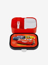 Mepal Rot gemusterte Snackbox für Kinder Mepal Campus Cars