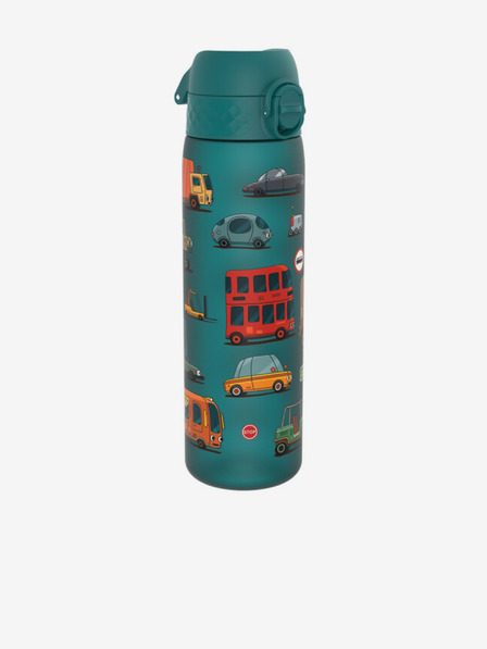 ION8 Petrolblaue gemusterte Flasche Ion8 Leak Proof Autos (500 ml)