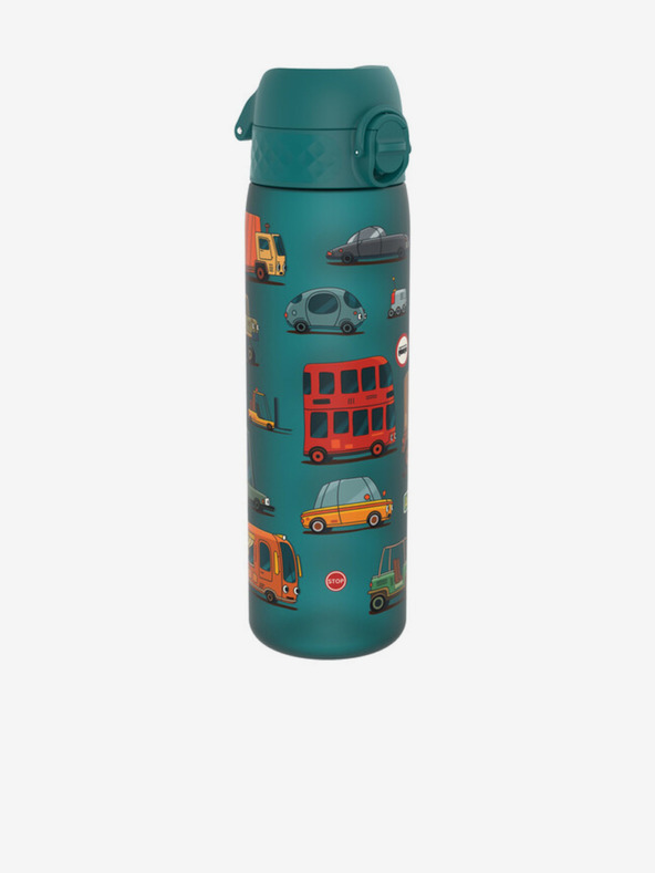 ION8 Petrolblaue gemusterte Flasche Ion8 Leak Proof Autos (500 ml)