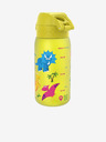 ION8 Gelbe gemusterte Ion8 Leak Proof Dinosaur Flasche (350 ml)
