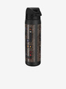 ION8 Schwarze gemusterte Edelstahl-Flasche Ion8 Leak Proof Gamer (600 ml)