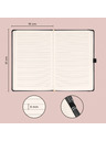 NOTIQUE NOTIQUE Notes Aprint, schwarz, liniert, 15 x 21 cm