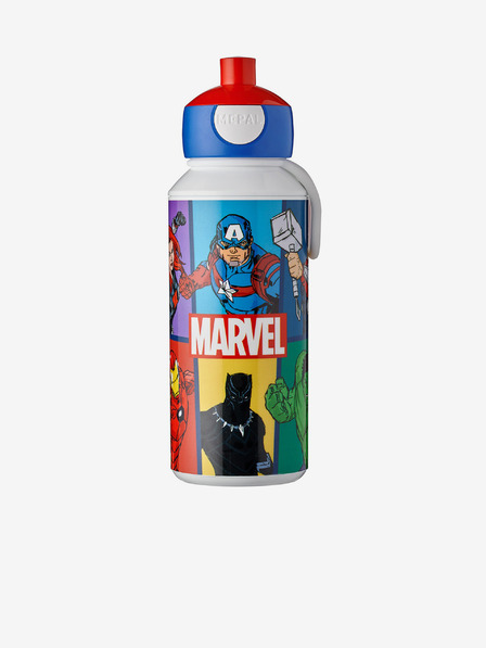 Mepal Gelb-blaue gemusterte Kinder-Flasche Mepal Campus Avengers (400 ml)