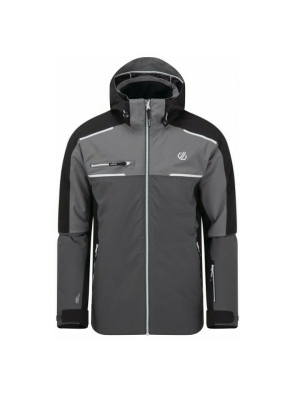 Dare 2B Schwarz-graue Herren-Winterjacke mit Kapuze Dare 2B Intermit III Jkt