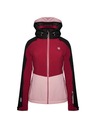 Dare 2B Rosa und rote wasserdichte Damen-Winterjacke mit Kapuze Dare 2B Enclave II