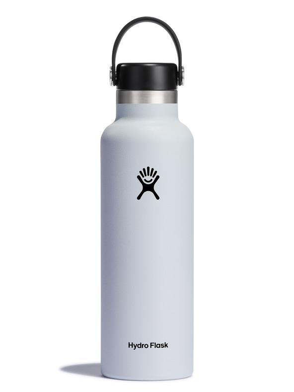 Hydro Flask Hydro Flask Edelstahl Thermosflasche Standard Mouth Flex Cap 21 oz (621 ml) Weiß