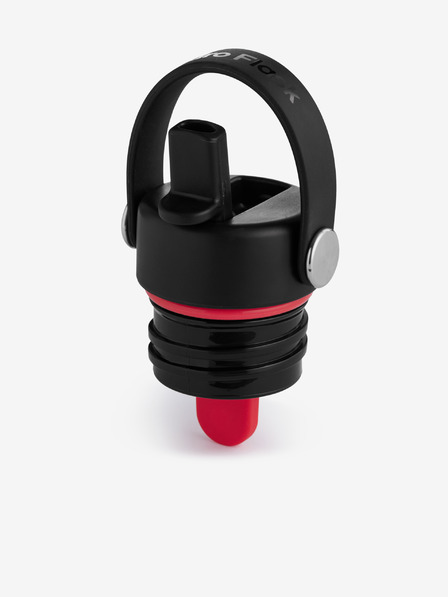 Hydro Flask Schwarzer Ersatz-Deckel mit Strohhalm für Edelstahl-Thermoflasche Hydro Flask Standard Mouth Flex Cap