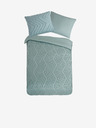 Pure Green Patterned Bedding Pure 140 x 220 cm