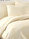 Kvalitex Satin French Extended Bedding LUXURY COLLECTION 1+2, 240x220, 70x90cm cream