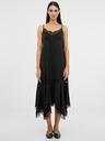 Orsay Schwarzes Damen Midikleid ORSAY