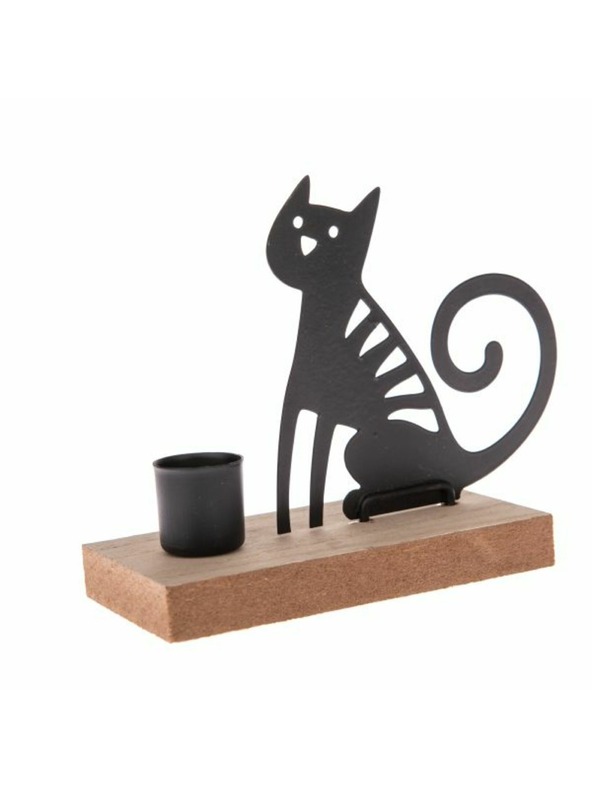 Casa de Engel Metall-Kerzenhalter - Katze, 4/48