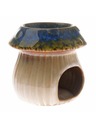 Casa de Engel Keramik-Aromalampe, blau, 6/36