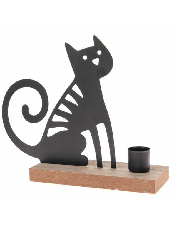 Casa de Engel Metall-Kerzenhalter - Katze, 4/32