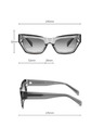 VEYREY Veyrey High-End polarisierende Cat-Eye-Sonnenbrille Targigoth