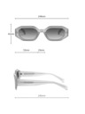 VEYREY Veyrey High-End polarisierende Sonnenbrille oval Grukag