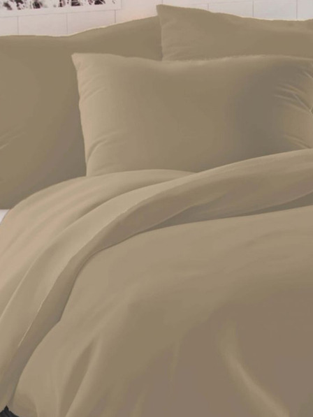 Kvalitex Satin French Extended Bedding LUXURY COLLECTION 1+2, 240x220, 70x90cm beige