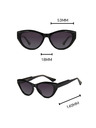 VEYREY Veyrey High-End polarisierte Sonnenbrille Cat-Eye Sumhug