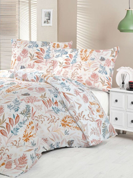 Kvalitex Satin French Bedding Luxury Collection 1+2, 240x200, 70x90cm Coral Garden Kvalitex
