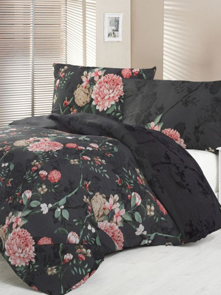 Kvalitex Satin Französische Bettwäsche LUXURY COLLECTION 1+2, 240x200, 70x90cm ALISA