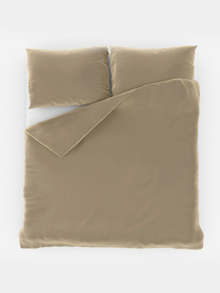 Kvalitex Satin French Extended Bedding LUXURY COLLECTION 1+2, 240x220, 70x90cm beige