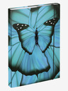 BAAGL  Blaue Schulhefthülle A4 Schmetterling Baagl